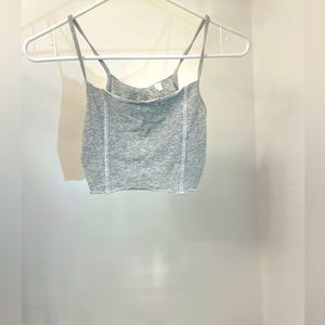 Pac-sun Heather gray tank top spaghetti straps